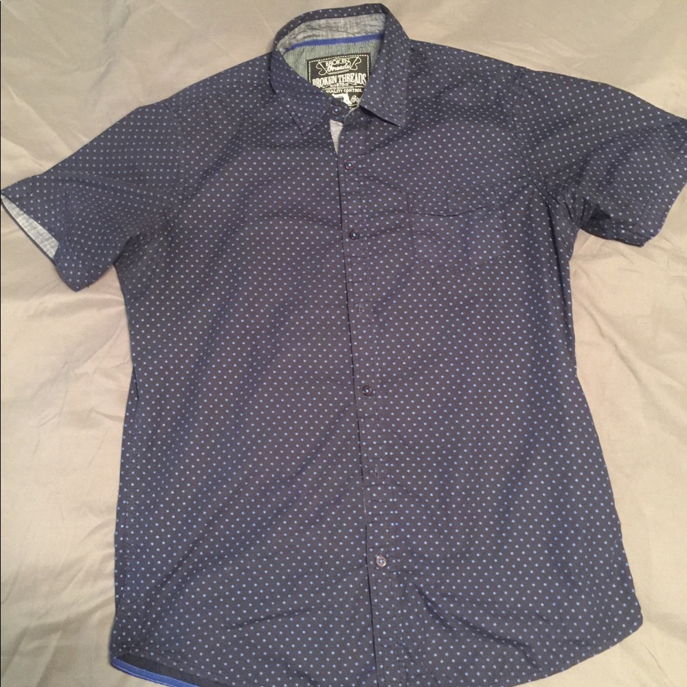Shirt sleeved button down casual shirt